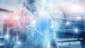 3D aardehologram, Bol, WWW, Globale Zaken en Telecommunicatie stock illustratie 3D aardehologram, Bol, WWW, Globale Zaken en Telecommunicatie stock illustratie