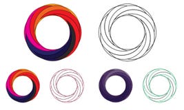 3D Abstrakt Sfera Logo Zaokrąglający Globle Kurenda Logo Szablon Nowożytny Firma loga symbolu wektor royalty ilustracja 3D Abstrakt Sfera Logo Zaokrąglający Globle Kurenda Logo Szablon Nowożytny Firma loga symbolu wektor royalty ilustracja