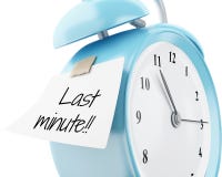 3d Alarm clock with sticky paper written vector illustration 3d Alarm clock with sticky paper written vector illustration