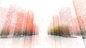 3d animation binary business city wireframe bright building architecture cable animated word in uhd 4k 3840 2160 royalty free illustration 3d animation binary business city wireframe bright building architecture cable animated word in uhd 4k 3840 2160 royalty free illustration