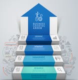 3d business arrow step staircase infographics. vector illustration 3d business arrow step staircase infographics. vector illustration