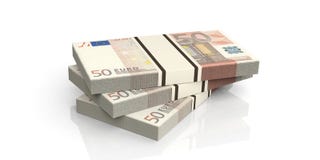 3d che rende cinquanta euro pile delle banconote illustrazione vettoriale 3d che rende cinquanta euro pile delle banconote illustrazione vettoriale