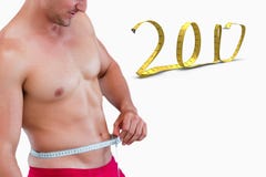 3D Composite image of bodybuilder royalty free stock photos 3D Composite image of bodybuilder royalty free stock photos