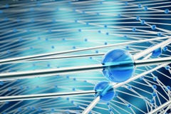 3D, das abstraktes Moleküldesign überträgt atome Medizinischer Hintergrund für Fahne oder Flieger Molekülstruktur mit Blau lizenzfreie stockfotografie 3D, das abstraktes Moleküldesign überträgt atome Medizinischer Hintergrund für Fahne oder Flieger Molekülstruktur mit Blau lizenzfreie stockfotografie