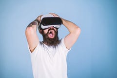 3D design concept. Architect or engineer with virtual reality glasses. Guy in helmet works as engineer in virtual stock images 3D design concept. Architect or engineer with virtual reality glasses. Guy in helmet works as engineer in virtual stock images