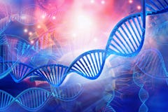 3D DNA-bundels stock illustratie 3D DNA-bundels stock illustratie