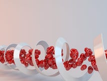 3d DNA van tunnelliefde stock illustratie 3d DNA van tunnelliefde stock illustratie