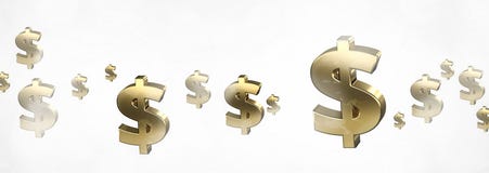 3d dollar de dollar geeft terug Usd dollar stock illustratie 3d dollar de dollar geeft terug Usd dollar stock illustratie
