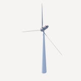 3d ejemplo de un isométrico blanco del molino de viento, energía renovable, electricidad, fuente de energía respetuosa del medio stock de ilustración 3d ejemplo de un isométrico blanco del molino de viento, energía renovable, electricidad, fuente de energía respetuosa del medio stock de ilustración