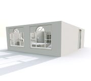 3d exterior rendering illustration of roofless home apartment vector illustration 3d exterior rendering illustration of roofless home apartment vector illustration