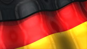 3D flag, Germany, waving