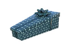 3D het Teruggeven Halloween Gift op Wit Vector Illustratie 3D het Teruggeven Halloween Gift op Wit Vector Illustratie
