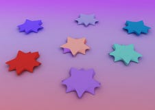 3D illustration gradient stars background stock illustration 3D illustration gradient stars background stock illustration