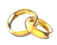  Linked  wedding  rings  stock illustration Illustration of 