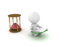 3D ilustracja przedstawia jak czas lata gdy ty czytasz dobrego bo ilustracji 3D ilustracja przedstawia jak czas lata gdy ty czytasz dobrego bo ilustracji