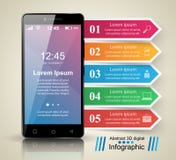 3D Infographic Graphisme de Smartphone illustration de vecteur 3D Infographic Graphisme de Smartphone illustration de vecteur