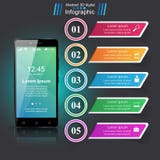 3D Infographic Graphisme de Smartphone illustration de vecteur 3D Infographic Graphisme de Smartphone illustration de vecteur