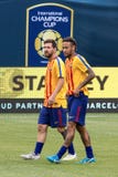 ` 2017 d'international l FC Barcelona de tasse de champions contre Juventus images stock ` 2017 d'international l FC Barcelona de tasse de champions contre Juventus images stock