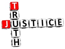 3D justice Truth Crossword illustration de vecteur 3D justice Truth Crossword illustration de vecteur