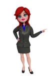3d manager met het richten stelt stock illustratie 3d manager met het richten stelt stock illustratie