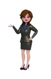 3d manager met holding stelt royalty-vrije illustratie 3d manager met holding stelt royalty-vrije illustratie