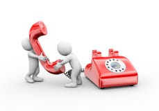 3d mens die op telefoon spreken royalty-vrije illustratie 3d mens die op telefoon spreken royalty-vrije illustratie