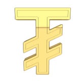 3D odpłacają się waluta symbol, kruszcowy, złocisty kolor, ilustracji 3D odpłacają się waluta symbol, kruszcowy, złocisty kolor, ilustracji