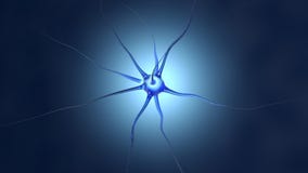 3D odpłacająca się ilustracja Neuronal komórka ilustracji 3D odpłacająca się ilustracja Neuronal komórka ilustracji