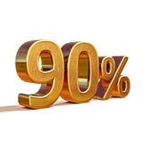 3d oro 90 novanta segni di sconto di per cento illustrazione di stock 3d oro 90 novanta segni di sconto di per cento illustrazione di stock