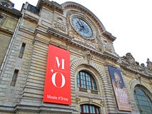 D-`-Orsay museum, Paris fotografering för bildbyråer D-`-Orsay museum, Paris fotografering för bildbyråer