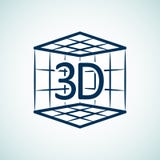 3d print icon vector illustration 3d print icon vector illustration