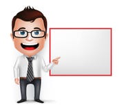 3D realistischer Geschäftsmann Cartoon Character Teaching oder Halten vektor abbildung 3D realistischer Geschäftsmann Cartoon Character Teaching oder Halten vektor abbildung