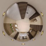 3d rendem o panorama 360 do interior do banheiro Ilustração do Vetor 3d rendem o panorama 360 do interior do banheiro Ilustração do Vetor