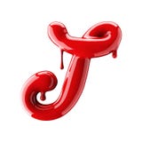 3D rendent de l'alphabet rouge font à partir du vernis à ongles Lettre cursive manuscrite T D'isolement sur le blanc illustration de vecteur 3D rendent de l'alphabet rouge font à partir du vernis à ongles Lettre cursive manuscrite T D'isolement sur le blanc illustration de vecteur