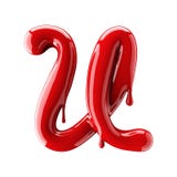 3D rendent de l'alphabet rouge font à partir du vernis à ongles Lettre cursive manuscrite U D'isolement sur le blanc illustration libre de droits 3D rendent de l'alphabet rouge font à partir du vernis à ongles Lettre cursive manuscrite U D'isolement sur le blanc illustration libre de droits