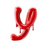 3D rendent de l'alphabet rouge font à partir du vernis à ongles Lettre cursive manuscrite Y D'isolement sur le blanc illustration de vecteur 3D rendent de l'alphabet rouge font à partir du vernis à ongles Lettre cursive manuscrite Y D'isolement sur le blanc illustration de vecteur