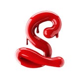 3D rendent de l'alphabet rouge font à partir du vernis à ongles Lettre S cursive manuscrite D'isolement sur le blanc illustration de vecteur 3D rendent de l'alphabet rouge font à partir du vernis à ongles Lettre S cursive manuscrite D'isolement sur le blanc illustration de vecteur