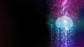 3D Rendering of abstract data flowing through digital circuit brain and being processed. stock illustration 3D Rendering of abstract data flowing through digital circuit brain and being processed. stock illustration