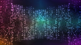 3D Rendering of abstract digital city concept. Buildings created from glowing colorful dots and lines. royalty free illustration 3D Rendering of abstract digital city concept. Buildings created from glowing colorful dots and lines. royalty free illustration