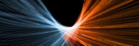 3D Rendering of abstract Fire and Ice lines element against vs each other background. stock illustration 3D Rendering of abstract Fire and Ice lines element against vs each other background. stock illustration
