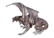 3D Rendering Fantasy Vampire Dragon on White Royalty Free Stock Photo 3D Rendering Fantasy Vampire Dragon on White Royalty Free Stock Photo