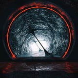 3D Rendering Of Futuristic Underground Tunnel royalty free illustration 3D Rendering Of Futuristic Underground Tunnel royalty free illustration