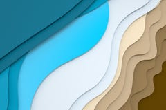 3d rendering, multilayer paper cut illustration background vector illustration 3d rendering, multilayer paper cut illustration background vector illustration