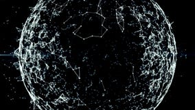3d renderingu abstrakcjonistyczna kula ziemska z cząsteczkami i plexus strukturą Technologii cyfrowej planeta z kontynentu tworzy ilustracji 3d renderingu abstrakcjonistyczna kula ziemska z cząsteczkami i plexus strukturą Technologii cyfrowej planeta z kontynentu tworzy ilustracji