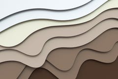 3d rendu, fond multicouche d'illustration de coupe de papier illustration de vecteur 3d rendu, fond multicouche d'illustration de coupe de papier illustration de vecteur