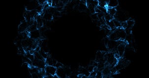 3D rendu, énergie bleue d'onde de choc cosmique abstraite d'explosion sur le fond noir, 3D rendu, énergie bleue d'onde de choc cosmique abstraite d'explosion sur le fond noir,