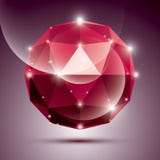3D sfera brillante rossa astratta con le scintille, globo lucido vermiglio Immagini Stock Libere da Diritti 3D sfera brillante rossa astratta con le scintille, globo lucido vermiglio Immagini Stock Libere da Diritti