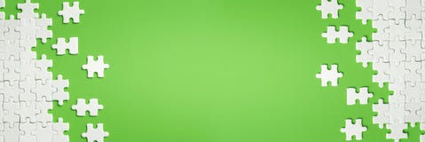 D?tails blancs de puzzle sur le fond vert illustration stock D?tails blancs de puzzle sur le fond vert illustration stock