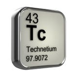 3d Technetium element ilustracja wektor 3d Technetium element ilustracja wektor