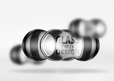 3d techno bąbla szklany projekt Ilustracji 3d techno bąbla szklany projekt Ilustracji